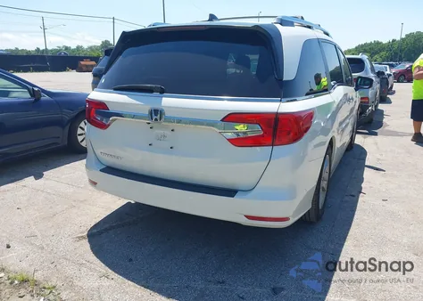 2018 Honda Odyssey Ex-L from USA, damaged, VIN 5FNRL6H71JB014396